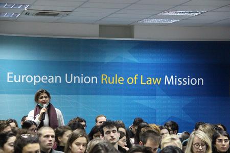 6. EULEX hosts visit from human rights master students