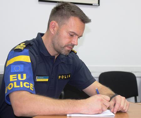 4. Swedish Police delegation visits EULEX 