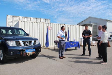 2. EULEX donates equipment to the Kosovo Police Forensics Directorate