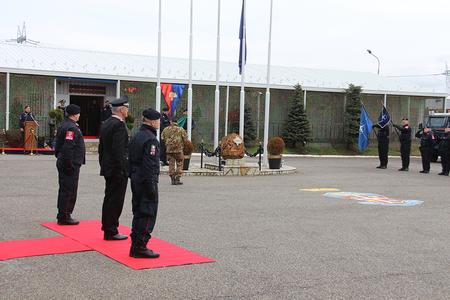 5. EULEX Deputy Head of Mission attends Multinational Specialized Unit change of command
