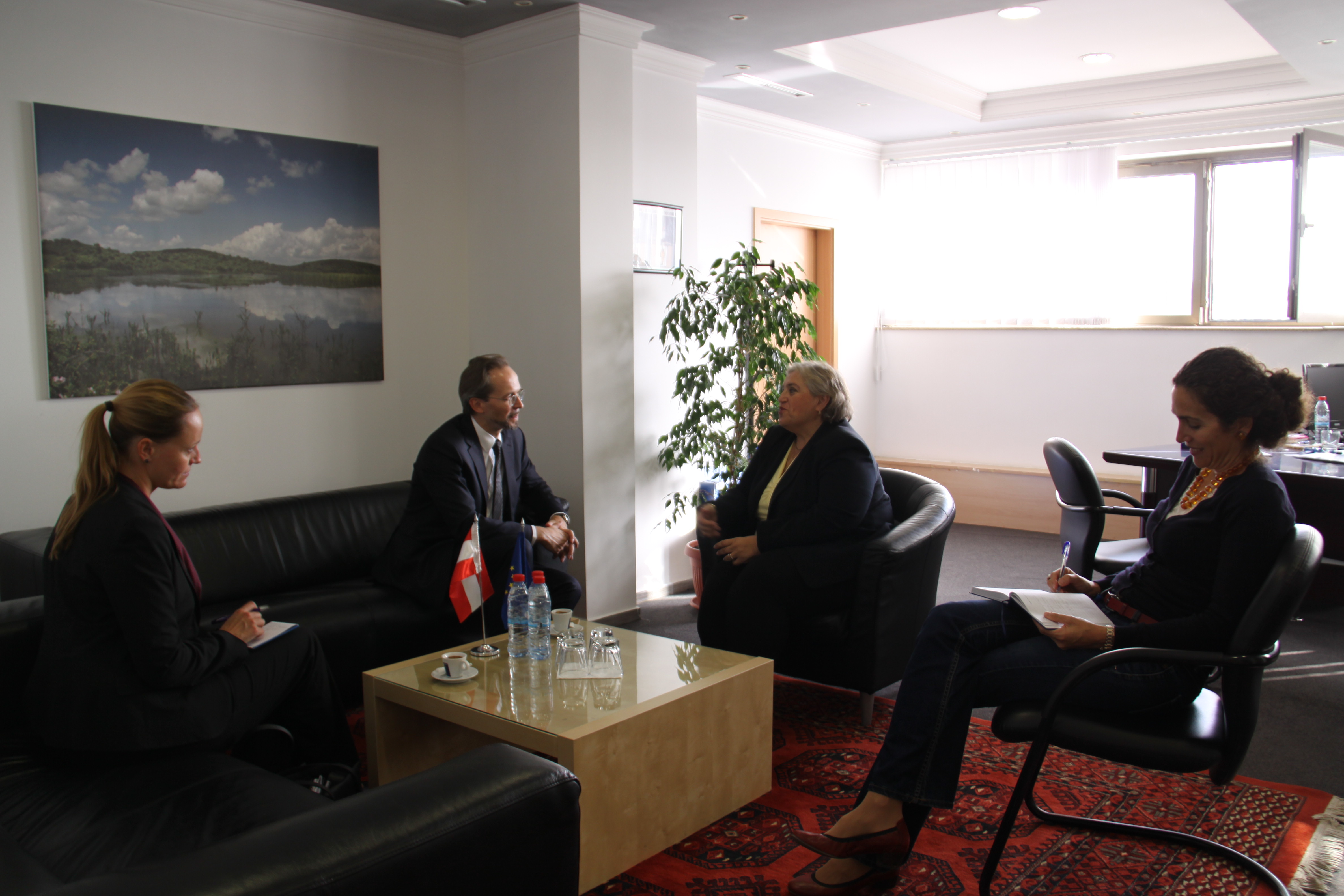 Šefica misije, gđa Alexandra Papadopoulou sastala se danas sa ambasadorom Austrije g. Gernot Pfandler