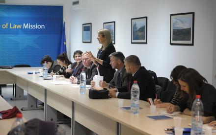 1. Students from Germany, France Serbia and Kosovo visit EULEX