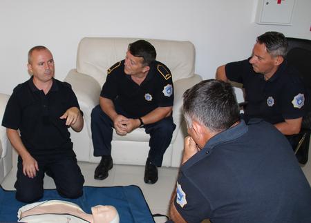 5. EULEX conducts medical training course at the Pristina Detention Center