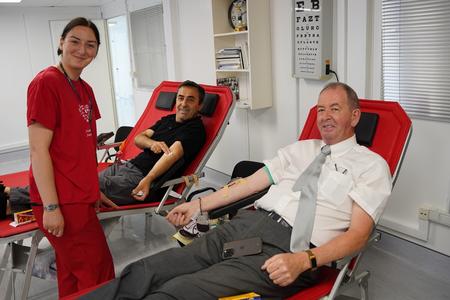 EULEX Organizes its 15th Blood Donation Campaign to support the Center for Blood Transfusion of Kosovo