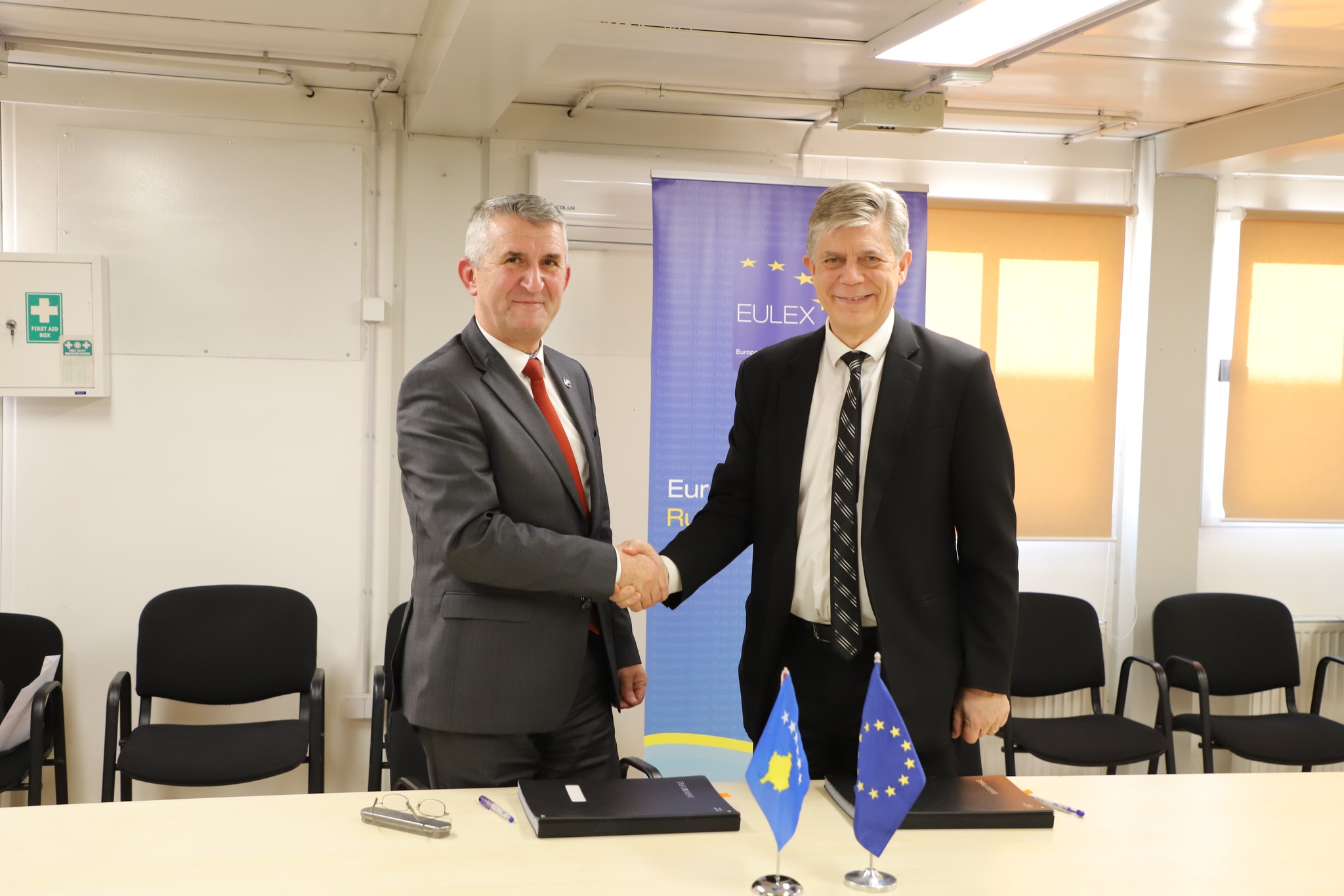 EULEX donates IT equipment to the Agency for the Administration of Sequestrated or Confiscated Assets