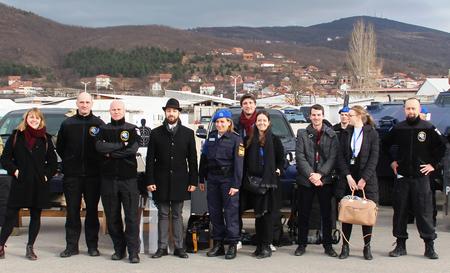2. EULEX interns visit the Formed Police Unit
