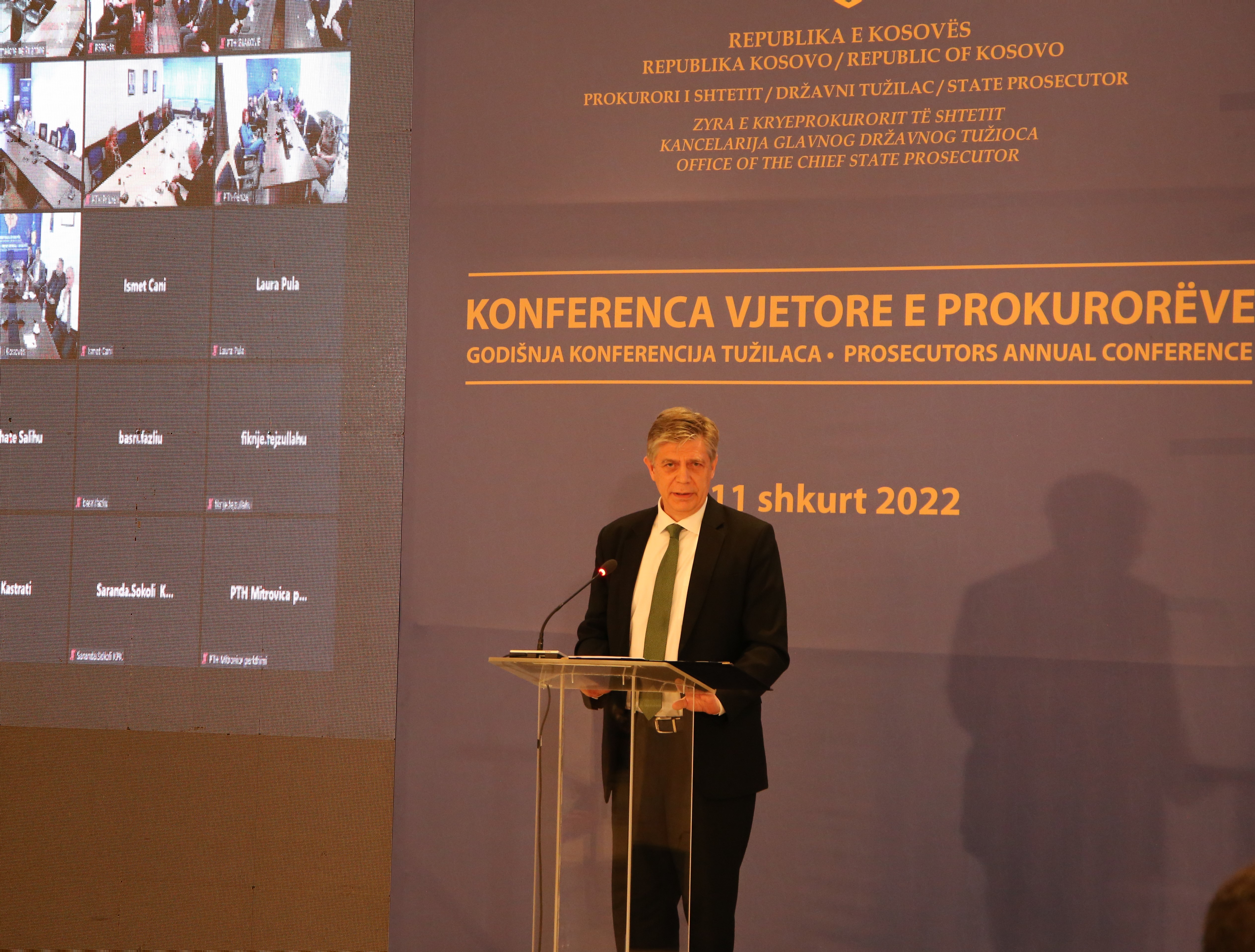 Head of Mission’s Speech at the 2022 Annual Conference of Prosecutors on 11 February 2022 