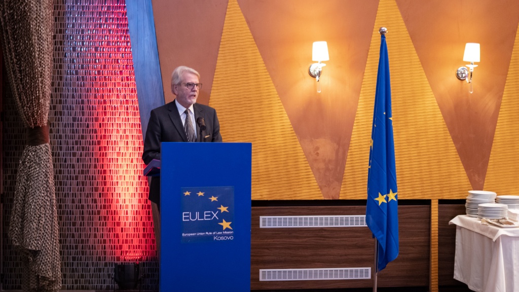 Farewell reception for outgoing Acting Head of EULEX, Bernd Thran