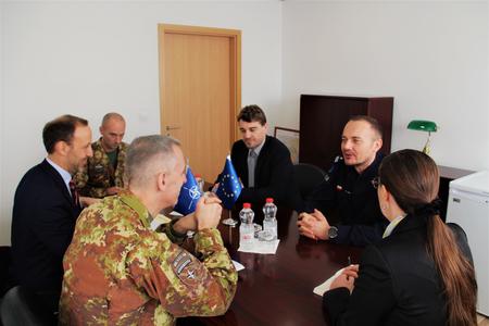 2. EULEX Acting Head of Mission Cezary Luba met the new COMKFOR Major General Michele Risi