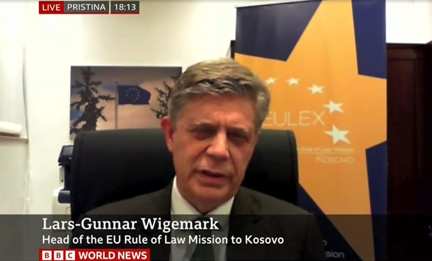 Intervistat e Shefit të Misionit EULEX me BBC dhe Deutsche Welle për situatën e sigurisë në pjesën veriore të Kosovës