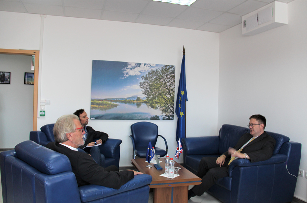 Ushtruesi i detyrës së Shefit të Misionit EULEX priti Ambasadorin e ri të Britanisë në Kosovë
