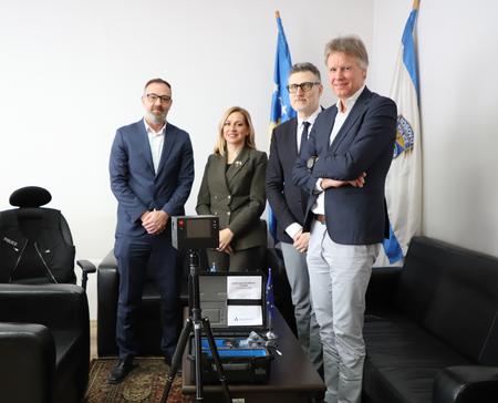 EULEX donates audio and video recording equipment to Kosovo Police