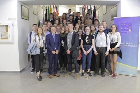 4. University of Amsterdam students visit EULEX Headquarters