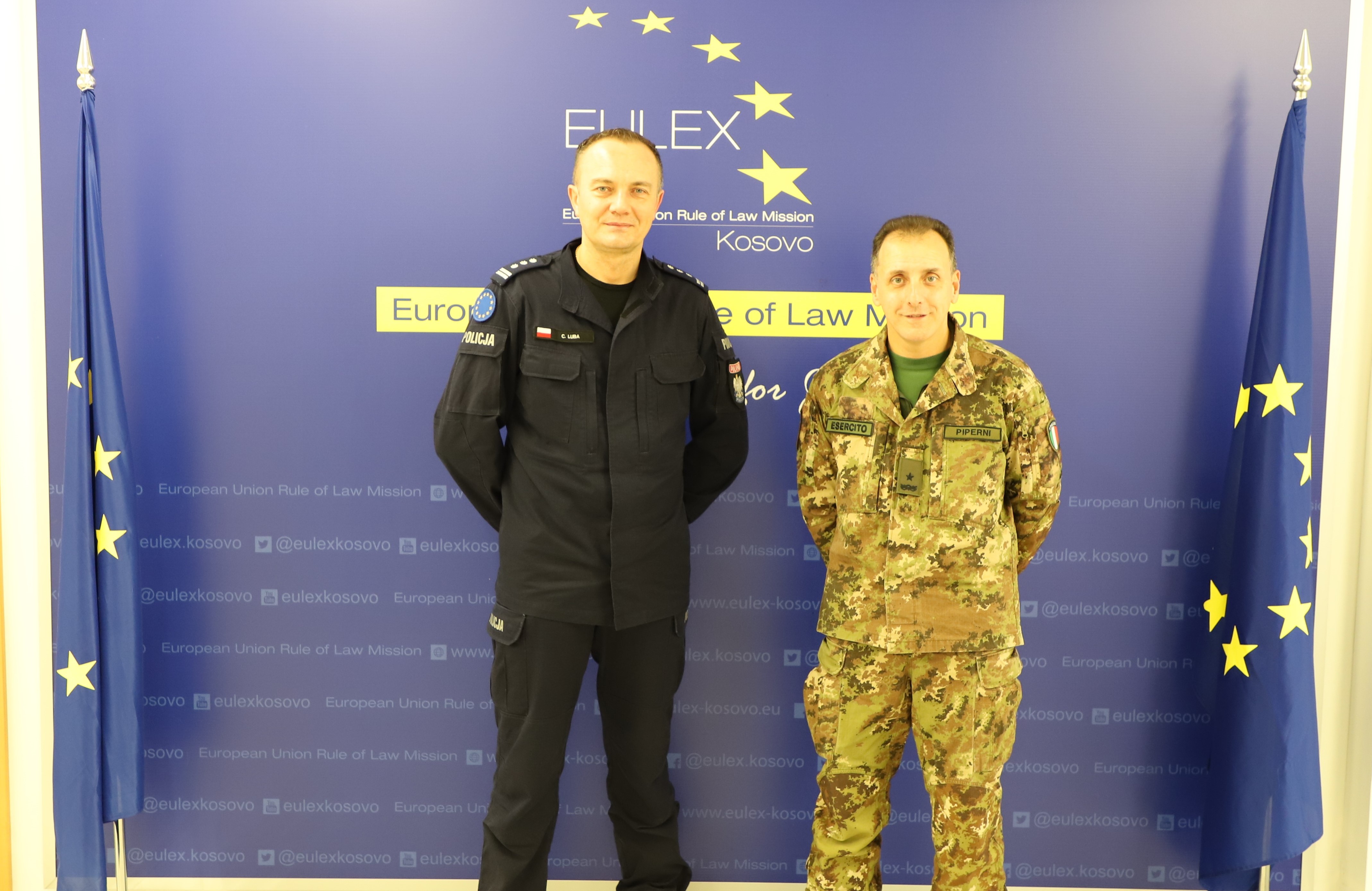 EULEX Deputy Head met the KFOR Deputy Commander