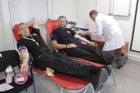 8. EULEX staff participates in the “Safe Blood For All” blood donation event