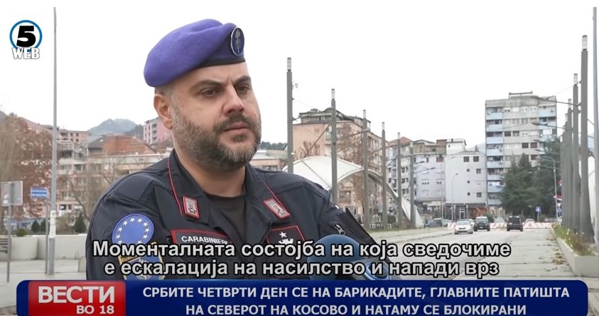 EULEX Reserve Formed Police Unit Commander’s interview with Kanal 5 TV about the security situation in northern Kosovo