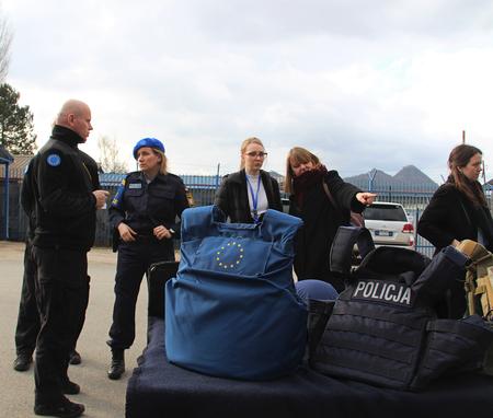 3. EULEX interns visit the Formed Police Unit