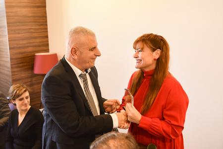 The Kosovo Association of the Blind Awards a Plaque to EULEX for its Contribution to Creating Equal Opportunities for Blind People