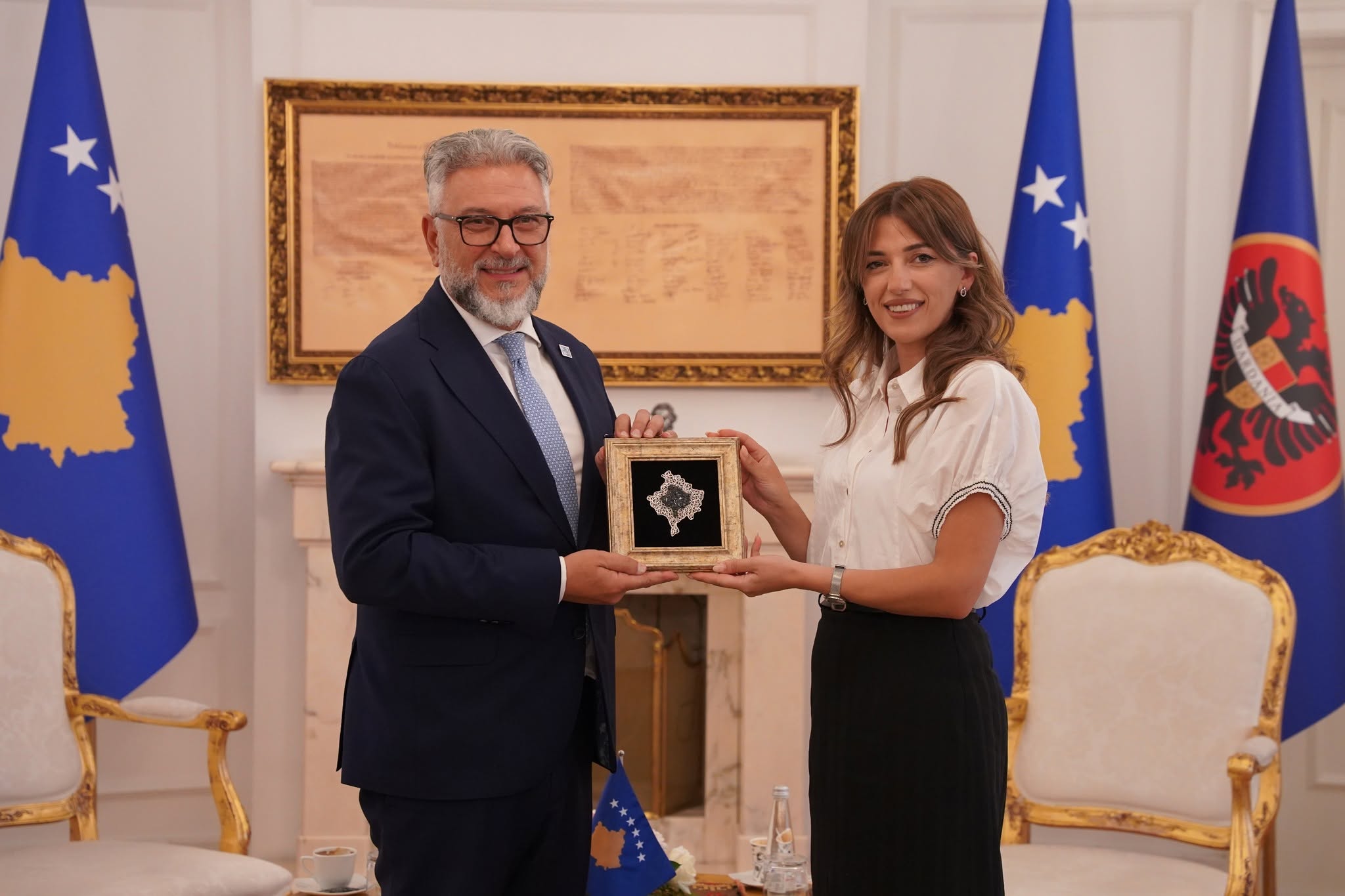EULEX Head held a farewell meeting with the Kosovo Acting President