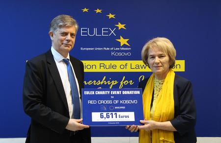 5. EULEX charity event donation to Kosovo Red Cross 