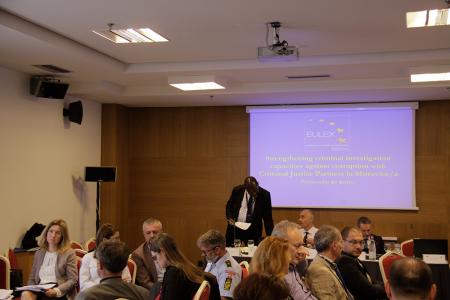01 EULEX Workshop for strengthening criminal investigation capacities against corruption 