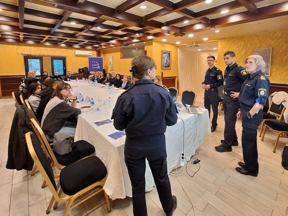 EULEX Facilitates a Workshop on Domestic Violence Risk Factors for Kosovo Authorities led by Swedish Police’s Experts 