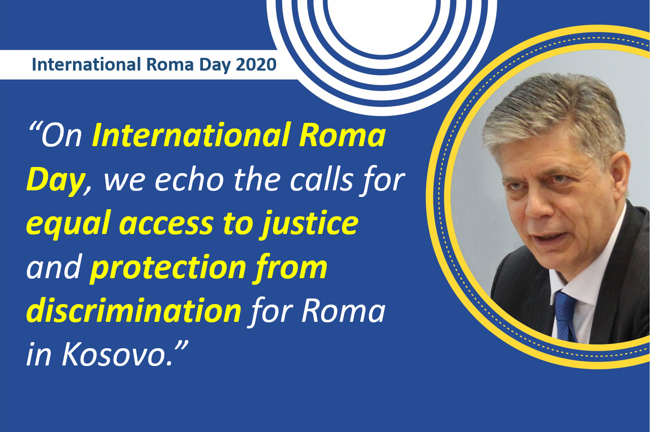Message by the Head of EULEX on International Roma Day