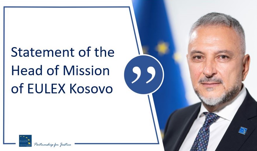 Statement of the Head of Mission of EULEX Kosovo