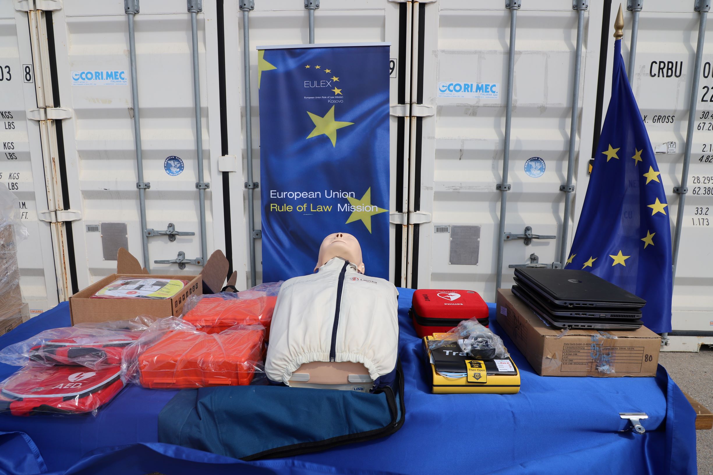 EULEX Donates Basic Life Support Equipment to the Kosovo Correctional Service