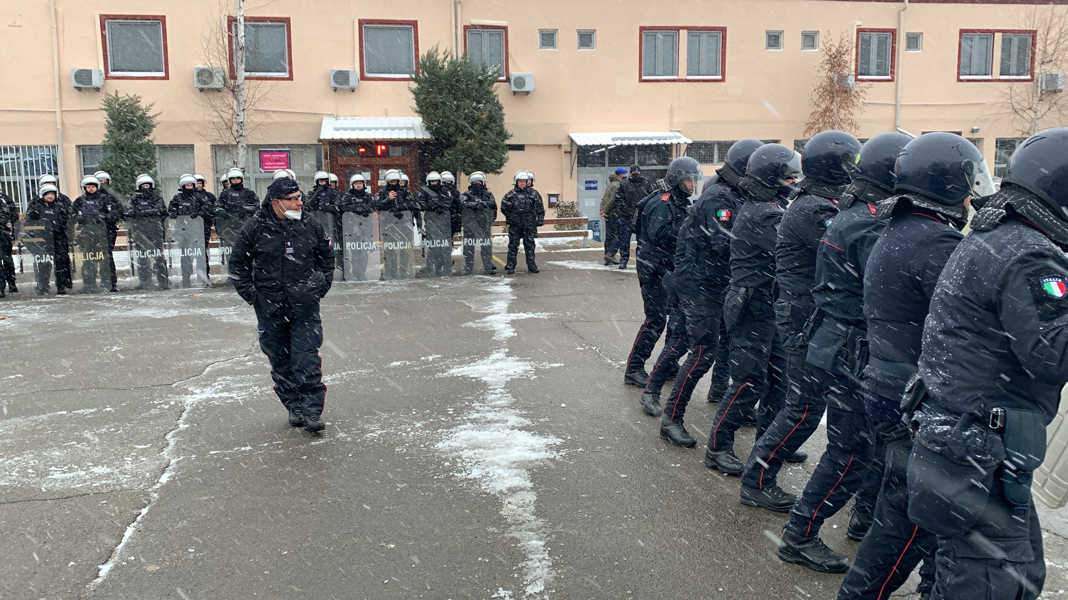 Joint Crowd and Riot Control Workshop between EULEX’s Formed Police Unit and KFOR’s Multinational Specialized Unit