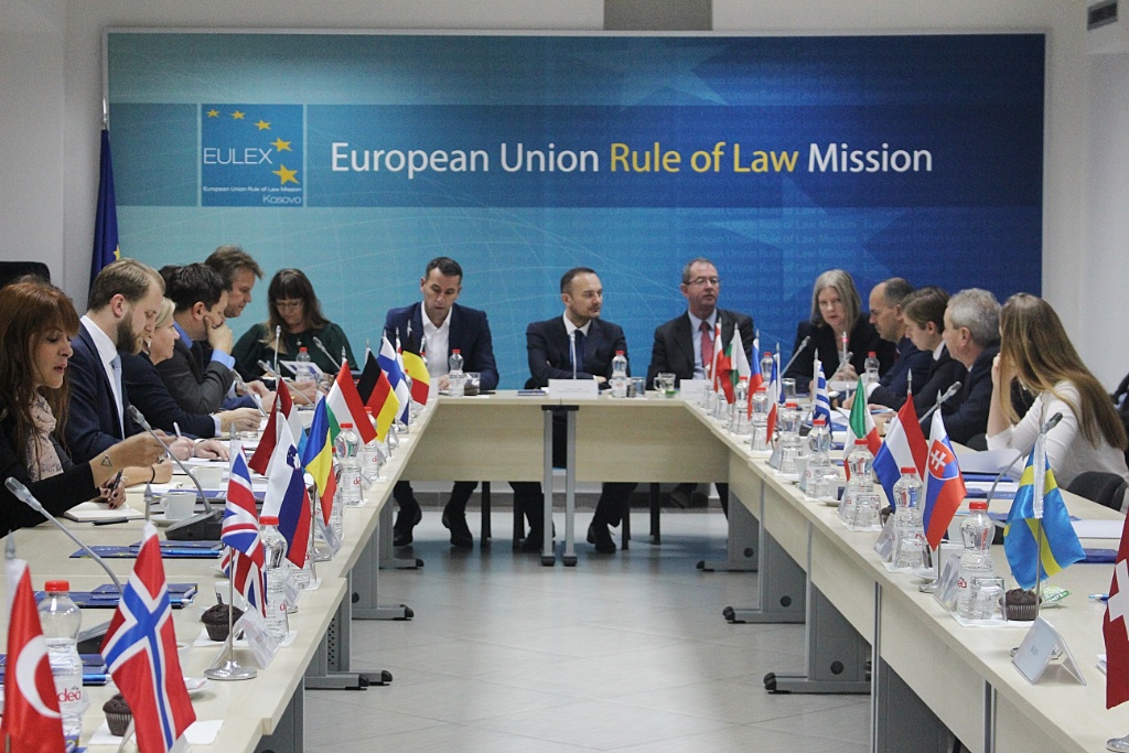 EULEX presents its Kosovo Correctional Service – related work and case monitoring report findings to EU Member States’ representatives