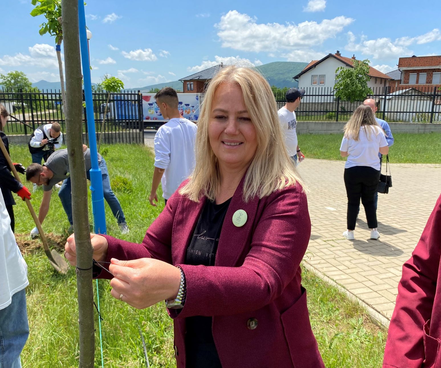 EULEX Marks the Beginning of the Kosovo Sustainable Development Week with a Tree Planting Activity