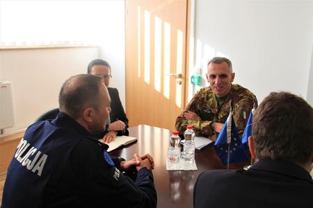 3. EULEX Acting Head of Mission Cezary Luba met the new COMKFOR Major General Michele Risi