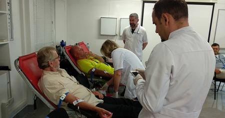 6. EULEX staff participates in the “Safe Blood For All” blood donation event