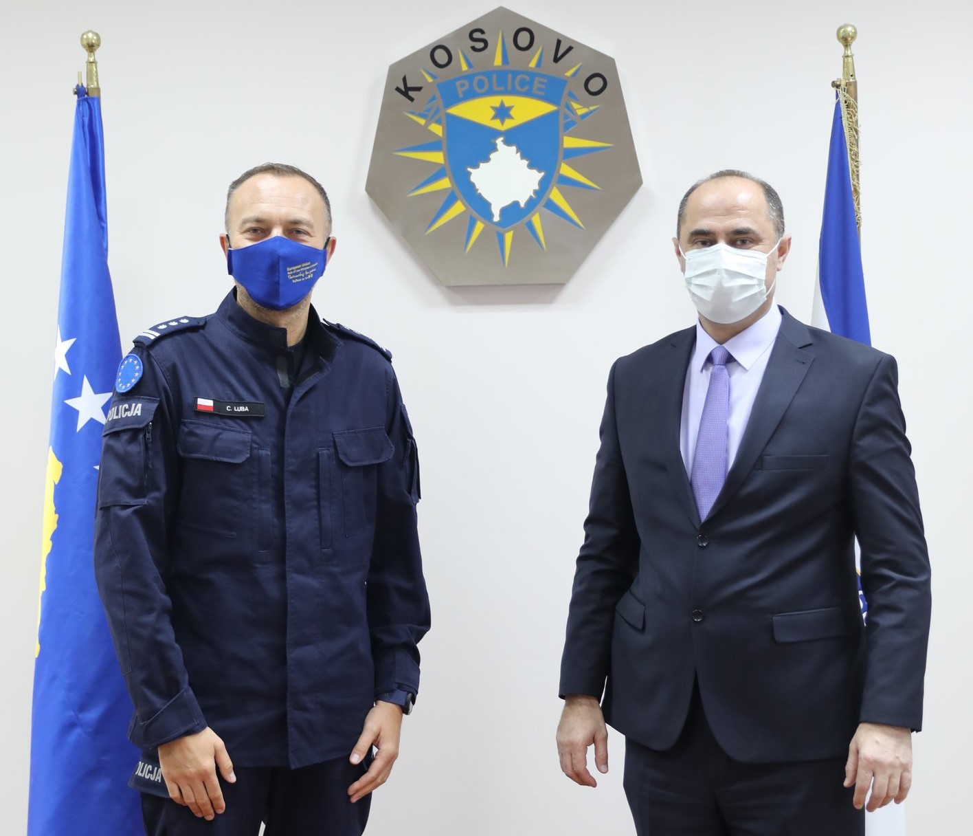 Zëvendësshefi i EULEX-it diskuton me Drejtorin e Policisë së Kosovës për situatën e sigurisë në veri të Kosovës dhe patrullimet e vëzhgimit nga EULEX-i