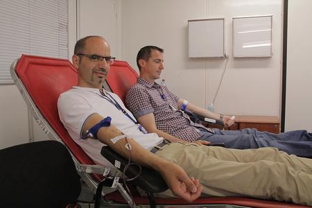 4. EULEX staff participates in the “Safe Blood For All” blood donation event