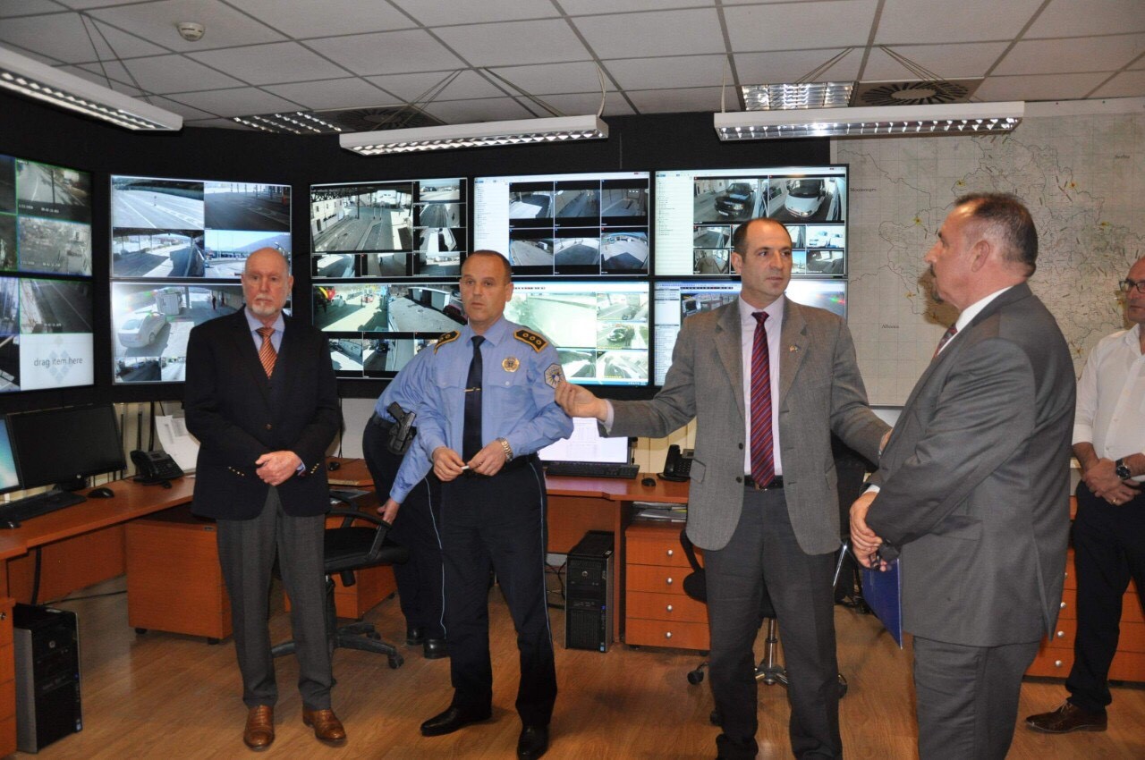 EULEX IBM Advisor and Minister of Internal Affairs briefed at the National Centre for Border Management