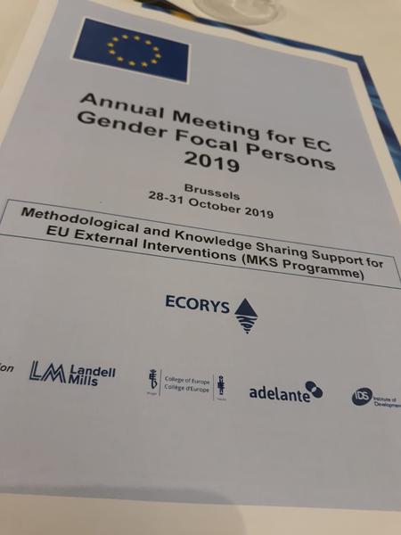 2. EULEX attends Gender Focal Points Annual Meeting in Brussels