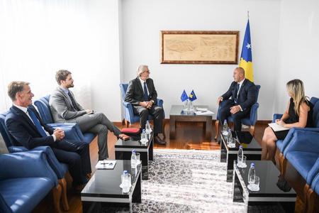 2. Acting Head of Mission, Bernd Thran holds introductory meeting with Prime Minister Ramush Haradinaj