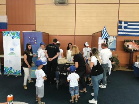 EULEX staff presents the Mission during KFOR International Day