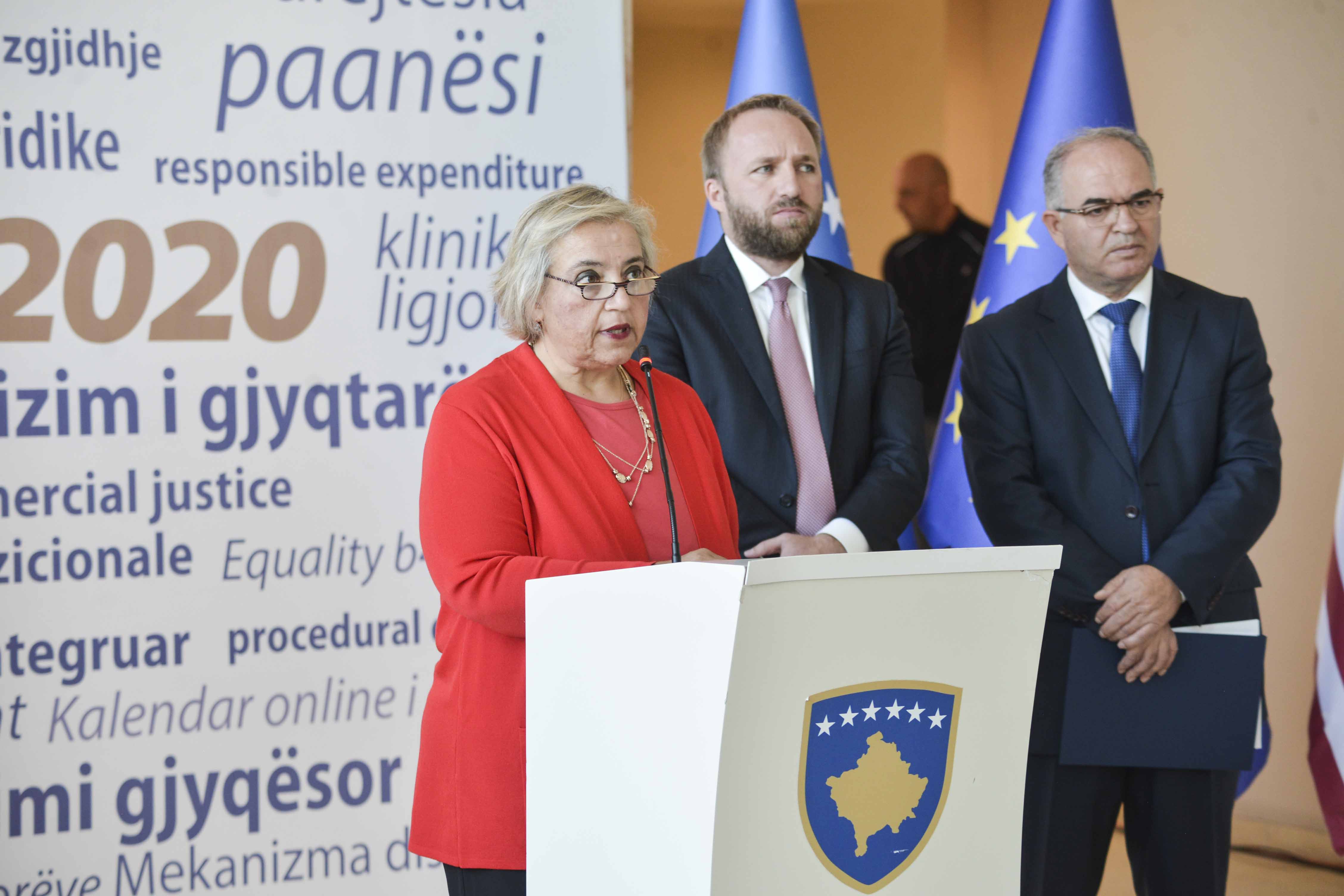 EULEX at the launch of Justice 2020