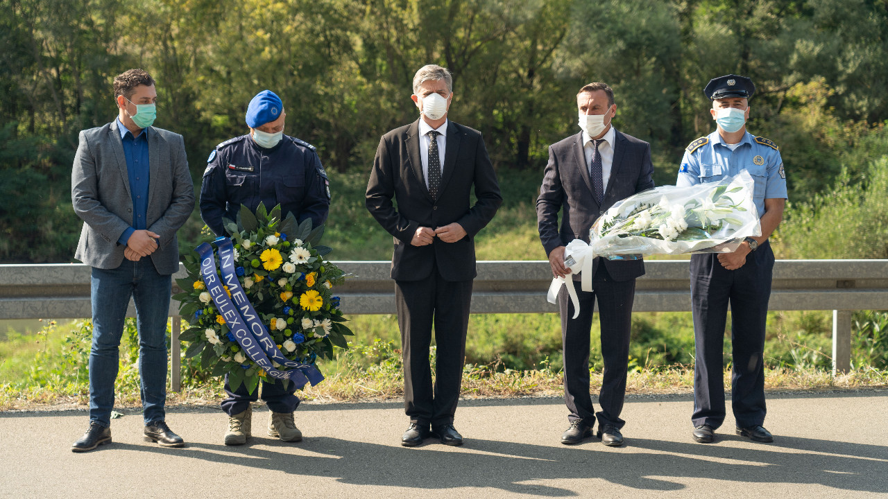 We will never forget him: The EU Rule of Law Mission and the Kosovo Police honour the memory of Audrius Šenavičius