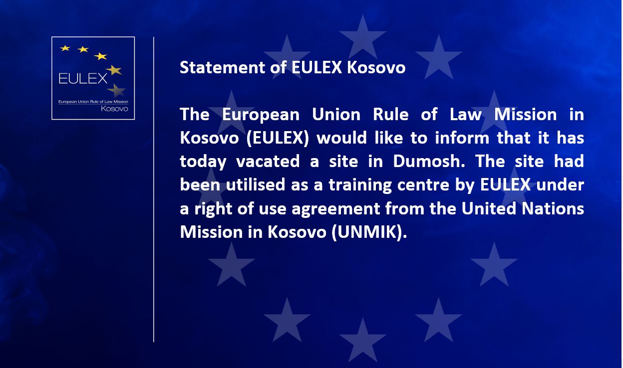 Statement of EULEX Kosovo