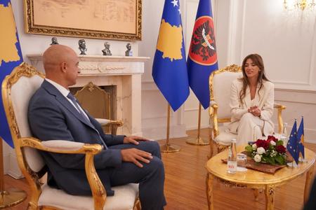 New Head of EULEX Meets with Kosovo Acting President 