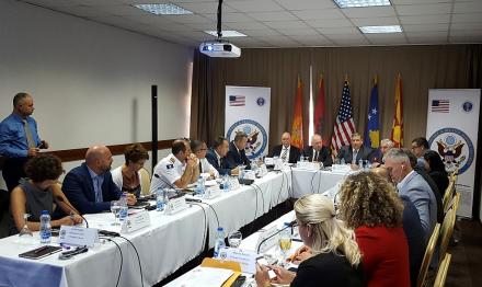 Kosovo Border Police and Customs Host a Southern Border Initiative (SBI) Meeting Funded by US