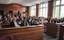 08. EULEX HoM Alexandra Papadopoulou meets Prishtina Law Faculty Students