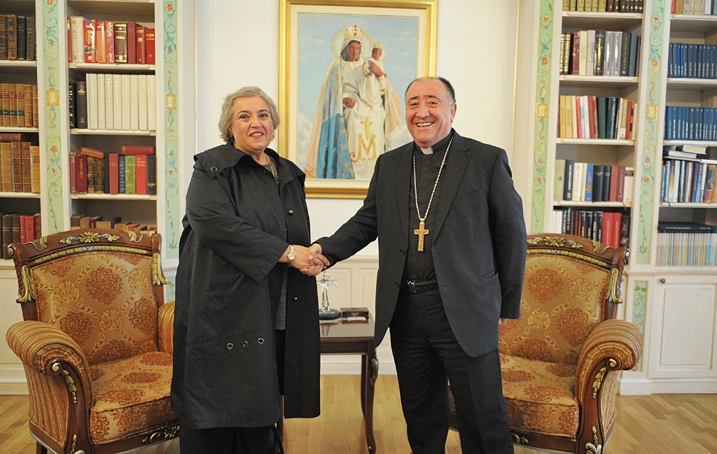 Šefica EULEX-a Alexandra Papadopoulo, sastala se danas sa biskupom Dodë Gjergji.