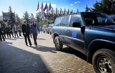EULEX donates vehicles to the Ministry of Internal Affairs
