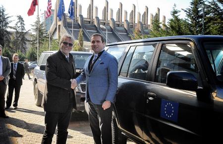 05. EULEX donates vehicles to the Ministry of Internal Affairs