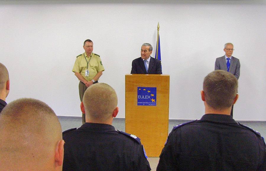 “Exemplary conduct by EULEX Police and Customs Officers”<br />   